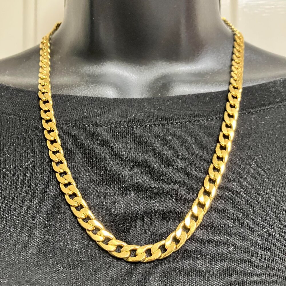 Men's Gold Chunky Stainless Steel Chain Brand New various sizes